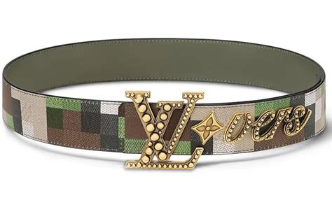 lv green belt|LV Lovers 40mm Belt .